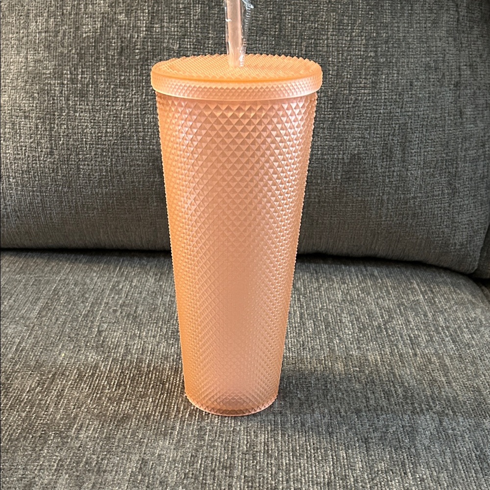 Opalhouse Vibrant Orange Tumbler with Straw